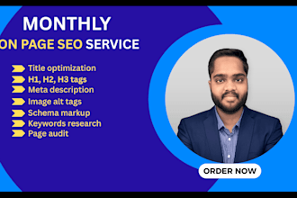 do complete on page SEO optimization meta tags and headings