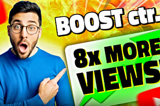design eye catching youtube thumbnails