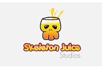 design awesome skeleton juice studios logo
