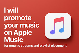 promote your music on apple music for organic streams and playlist placement