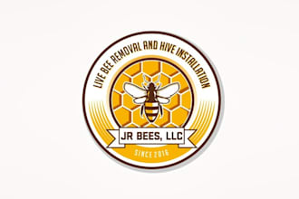 design surprising unique honey comb logo