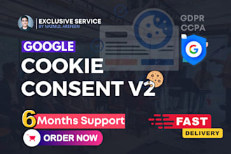do gdpr ccpa google cookie consent v2 banner for legal and regional compliance