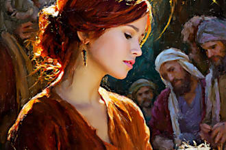 make paint digital oil portraits