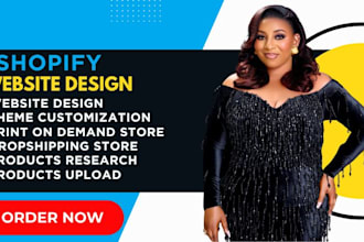 build pod shopify branded dropshipping shopify website