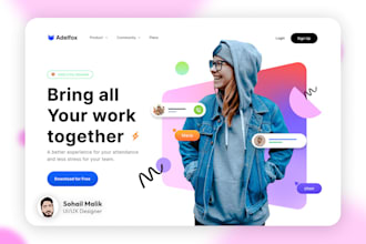 design uiux or prototype wireframe for mobile and web