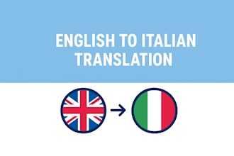 translate texts from english to italian