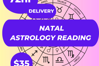 write you a natal chart reading