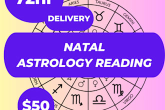 write you a natal chart reading