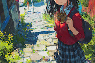 draw an anime character illustration