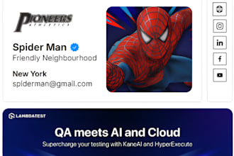 design a professional custom email signature for your brand