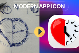 make your modern and professional app icon