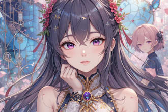 draw character in anime style