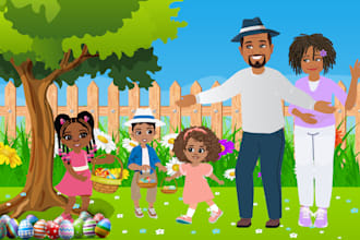 children book illustrations for KDP