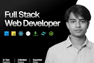 be full stack web developer, mern stack developer for web application
