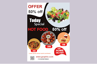 create modren,creative and unique flyer design