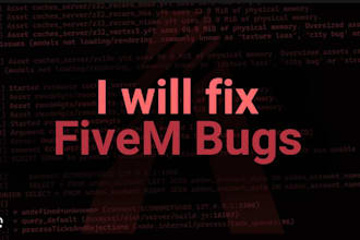 fix your fivem server and script bugs