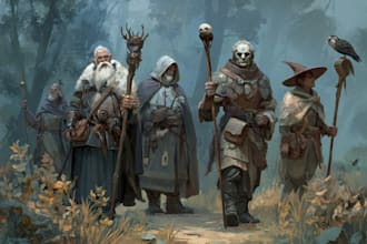 do dnd character art illustration commissions