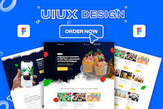do figma design website hero secton uiux design