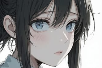 draw a manga character