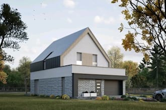 do 3d modern house exterior front render exterior landscape 3d house renovation