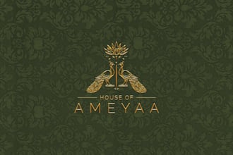 design luxury, timeless,  jewellery brand logo