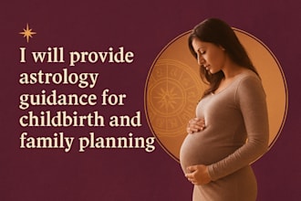provide vedic astrology consultation for child birth