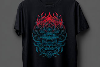 make a japanese t shirt design