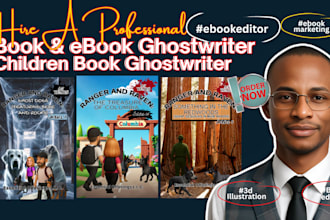 ghostwrite, edit engaging, moral children book ghostwrite kid story book writing