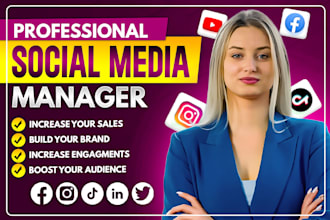 be your social media marketing manager and content creator