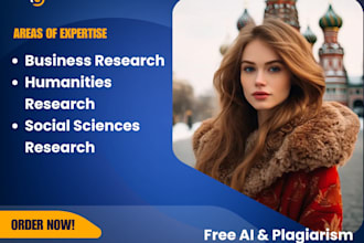 do research in business, humanities and social sciences