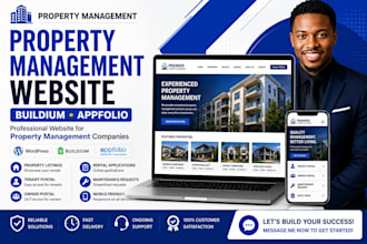build property management company website with buildium or appfolio