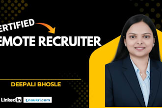 act as your remote recruiter for IT and non IT roles
