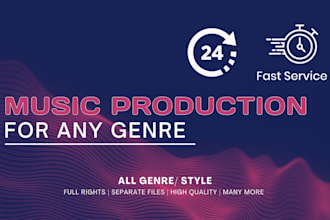 produce high quality music in any style or genre