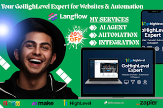build langflow ai agents and automate workflows with n8n,n8n ai agent chatbot