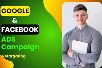 setup social media and google retargeting ads campaign