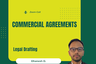 draft professional business and commercial contracts