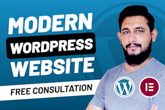 be your wordpress developer create and edit wordpress business website
