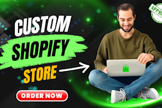 build and customize your shopify store as a shopify expert