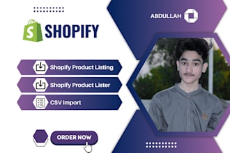 be your shopify product lister for your fashion store
