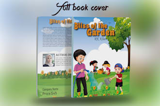 make children book cover illustration and kids book cover