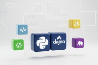 custom website development in django, html, python