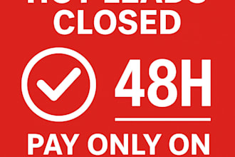 close qualified leads for you, no deal, no payment
