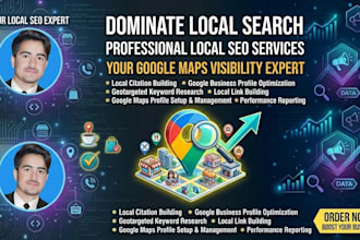 expert monthly local SEO service for website and top google rankings,gmb ranking