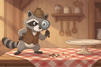 create cute children book illustrations and animal characters