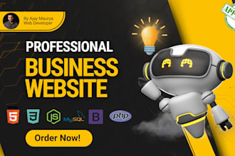 build a professional custom SEO friendly business website