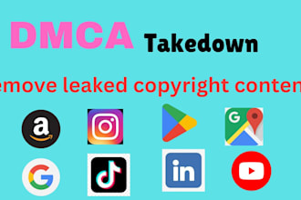 remove harassing, defaming, copyright leaked content dmca takedown