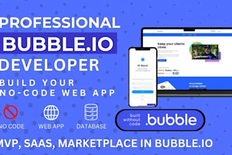 build responsive web apps mvps and saas with bubbleio no code mvp developer