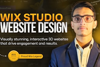 do wix studio website responsive and modern design