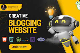 build a professional SEO friendly blogging website