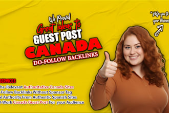 publish guest post on high da canadian websites for SEO